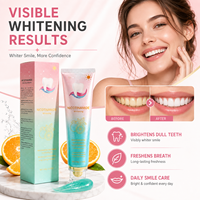 Dentifrice blanchissant à la niacinamide 100g, personnalisé en usine, marque privée, soin longue durée, dentifrice éclaircissant pour les dents