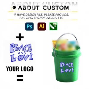 Cubo de Plástico PP Redondo de 500ML al por Mayor, Reciclable, de Grado Alimenticio, con Asa, Embalaje Personalizado, para Almacenamiento de Dulces, Juguetes y Aperitivos - Product Image 4
