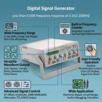 Générateur de signaux 2 MHz avec affichage LED à 6 chiffres et compteur de fréquence intégré pour une génération de signaux précise