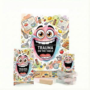 <span class=keywords><strong>Gioco</strong></span> di Carte con Ricette Personalizzate, Scatola con Logo, Intrattenimento Culinario, Passatempo in Cucina, <span class=keywords><strong>Gioco</strong></span> Familiare con Scatola Magnetica - Product Image 1