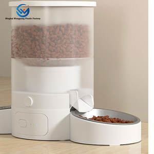 Mangkuk pemberi makan hewan peliharaan gravitasi otomatis baja tahan karat ramah lingkungan dan plastik untuk anjing dan kucing ukuran kecil hingga sedang - Product Image 5