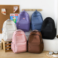 Tas Ransel Sekolah Gaya Korea Kapasitas Besar, Hadiah Custom, Tas Ransel Outdoor Anti Air untuk Perjalanan