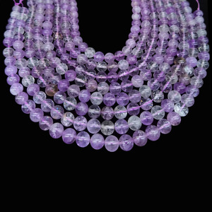 Bán Buôn 6MM, 8MM, 10MM,12MM Tự Nhiên Vòng Giấc Mơ Ametrine Mã Não Lỏng Đá Hạt Số Lượng Lớn Để Làm Đồ Trang Sức - Product Image 2