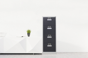 Ngăn Kéo Văn Phòng Kích Thước Hợp Pháp 2 3 4 Bằng Thép Không Gỉ Kế Hoạch Ngang A4 Tủ Đựng Hồ Sơ Bền Màu Đen - Product Image 6