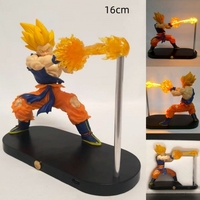 Modèle de figurine en PVC de 17 cm, Dragon Anime, attraction magnétique, Son Goku, Chaoz Saiyan, lumière, jouet