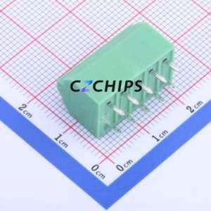 KF250NH-3.81-5P Spring Terminal Block Through hole Component (THT),P=3.81mm Connector 1x5P 3.81mm Green 5P - Product Image 2
