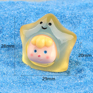 Ventes directes d'usine en trois dimensions lumineux Mini Marine bio-résine bijoux bricolage porte-clés décoration de bureau acrylique charme - Product Image 6