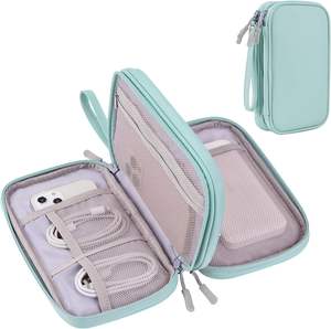 Étui de rangement électronique Lacdo, sac de voyage, organiseur de câbles pour les essentiels, résistant à l'eau, électronique - Product Image 4