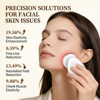 OEM ODM Appareil de massage pour drainage lymphatique, outil de remodelage facial, outil de ventouses faciales, outil de raffermissement cutané à lumière rouge pour la réduction du double menton