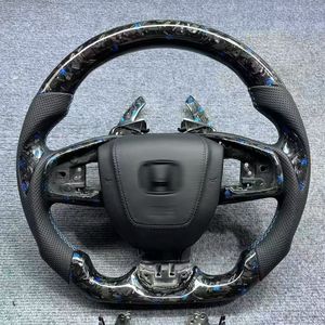 Volant en cuir perforé en fibre de carbone pour volant de voiture Honda <span class=keywords><strong>Civic</strong></span> 10e génération - Product Image 1