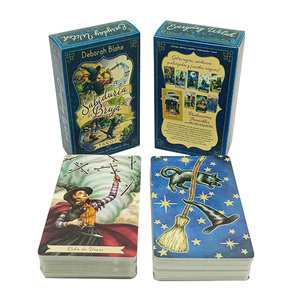 Impresión de Mazos de Tarot Divinos con Diseño Personalizado de Fábrica, Mazo de Oráculos de Alta Calidad Aceptable para OEM con Guía - Product Image 4