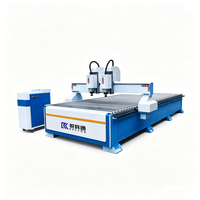 Máquina de Tallado de Madera 3D de Doble Cabezal, Router CNC 1325 para Tallado y Relieve