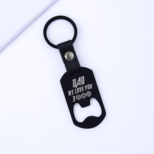 Llavero Abridor de Botellas de Metal con Grabado Láser de Acero Inoxidable, Regalo de Recuerdo para el Día del Padre, Te Queremos Papá - Product Image 3