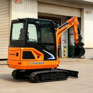 Miniexcavadora hidráulica compacta de alta calidad de 2 toneladas CDM6020 para construcción y paisajismo - Product Image 1