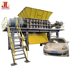 Brand New Scrap Metal Recycling Equipment Two-axle Shredder Car Crusher