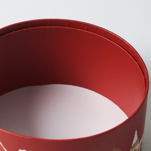 Cilindro Redondo de Cartón Ecológico con Tapa Transparente de Acrílico para Exhibición de Pasteles y Muffins, Tubo de Papel para Empaque - Product Image 4