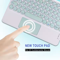 Keyboard Mini Portabel Nirkabel Laris Manis Dengan Touchpad