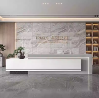 Panneau MDF en bois au design moderne Réception pour hôtels bureaux bars salons ateliers