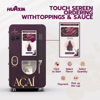 Máquina Expendedora Inteligente de Acai Soft Serve para Centros Comerciales, Gimnasios, Aeropuertos y Venta de Alimentos Saludables