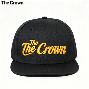 Gorra Estructurada de 6 Paneles con Visera Plana y Logotipo Personalizado, Venta al por Mayor, Bordado 3D con Letras Cursivas, Gorra Snapback de Una Sola Fila, Fabricante - Product Image 2