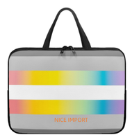 Sac pour ordinateur portable Crossdresser Rainbow, étui fin pour ordinateur portable avec fermeture éclair, sac portable pour tablette, grande capacité
