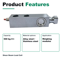 HCE Keli HCQB-KC Shear Beam Load Cell dengan Akurasi 0,05% dan Pemasangan dengan Lubang Sekrup untuk Modul Penimbangan