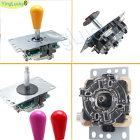 Sanwa Classic Oval Ball Arcade Joystick 4/8 Way Stick Contrôleur de jeu pour console Pandora et armoire d'arcade Méthode de paiement des pièces