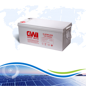 Batterie solaire pour voiture à cycle profond résistante aux hautes températures 12V 55Ah à borne avant, batterie de stockage d'énergie 12V 55Ah - Product Image 1