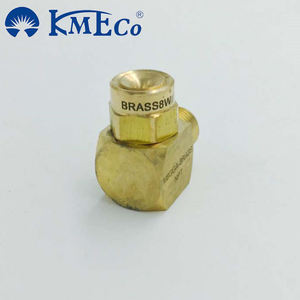 KMECO GGA Laiton Type d'angle <span class=keywords><strong>Fulljet</strong></span> 3/8 mâle Capuchon amovible et buse de pulvérisation à palettes - Product Image 3
