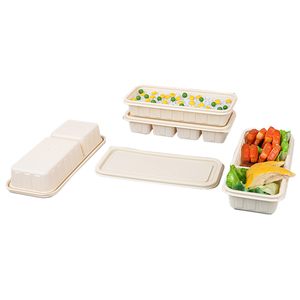 Ngăn phân hủy sinh học bữa ăn chuẩn bị hộp đựng thức ăn chất lượng cao bột bắp takeout hộp thực phẩm - Product Image 4