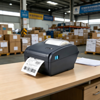 Impresora de Etiquetas Térmicas de Códigos de Barras A6, Rollo a Rollo, para Windows, Android e iOS, con Bluetooth, para Etiquetas de Envío de 4x6, para UPS, FedEx, DHL, en Existencia