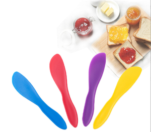 Herramientas de cocina de grado alimenticio, espátula de plástico para mantequilla, espátula de pastelería con <span class=keywords><strong>mango</strong></span> largo, superventas - Product Image 5