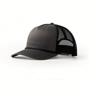 Casquette Trucker en Maille Vierge à 5 Panneaux Personnalisable, Profil Haut, Snapback Personnalisé avec Cordon, Tendance Mode Estivale, Vente en Gros - Product Image 6