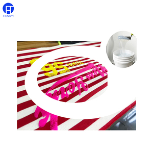 Tốt độ cứng fashion3d <span class=keywords><strong>Puff</strong></span> Silicone mềm dệt cao su Màn hình in ấn mực <span class=keywords><strong>Puff</strong></span> Foam cho chất lượng in hengyi HY-827 - Product Image 6