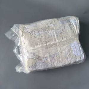 Industrial Workshop Rags 100 Cotton Wiping Rags Soft 1KG-400KG White Colored <b>Bags</b> of Fleece Rags for Cleaning - Product Image 1