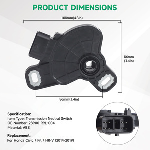 Interruptor Neutral de Transmisión 28900-R9L-004 para Honda Civic Fit HR-V 2016-2019, Diseño OEM, Resistente al Agua, Conexión Directa - Product Image 3