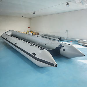 Bateau pneumatique robuste en PVC avec quille en aluminium et plusieurs chambres à <span class=keywords><strong>air</strong></span> pour les sports nautiques et les opérations de sauvetage - Product Image 5