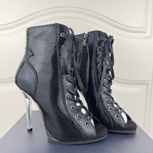 2025 HS00101 zapatos populares de baile latino <span class=keywords><strong>para</strong></span> mujer 7cm/9,5 cm/11cm salón Jazz adulto <span class=keywords><strong>Tango</strong></span> sandalias botas Zapatos - Product Image 3