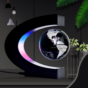 Globo flotante magnético giratorio de 3 pulgadas con luz Led, mapa del mundo para lámpara de noche, novedad, gran oferta - Product Image 4