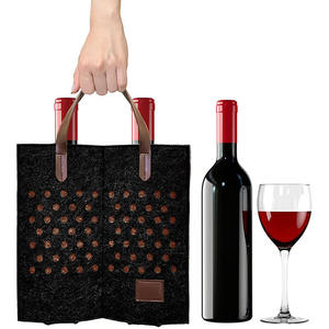 ถุงรู้สึกถึงไวน์แดง2ขวดเหมาะสำหรับเป็นของขวัญให้ถุงไวน์ - Product Image 5