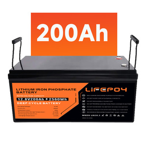 แบตเตอรี่ LiFePO4 IP65 200Ah 12V 24V แพ็คแบตเตอรี่ BMS บลูทูธการสื่อสารรองรับการชาร์จพลังงานแสงอาทิตย์ตะกั่วกรดทดแทนลิเธียมเหล็ก - Product Image 1
