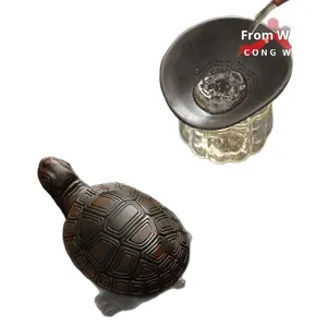 Filtro da tè in ceramica ecologico con filtro a foglia a rete ornamento per animali domestici infusore coperchio porta accessori per la cerimonia del tè e filtro - Product Image 5