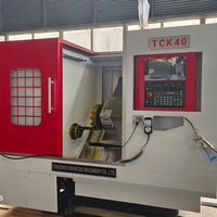 Centre de tournage CNC 4 axes TCK50Y avec axe C, axe Y, machine de tournage et de fraisage combinée, tour CNC