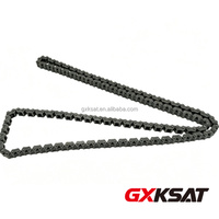 Cadena de Distribución para Motor de Motocicleta GXKSAT, 87 Eslabones 4x5, Compatible con KWK KLR650 KL650 OEM 92057-1358, Acero Aleado