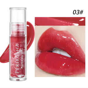 Marble Veining bibir, kosmetik riasan bibir pelembap tahan lama 6 warna melembabkan <span class=keywords><strong>Vitamin</strong></span> cair - Product Image 3