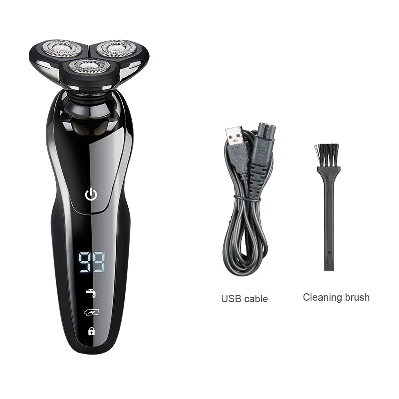 DALING DL-9211 Amazon hot sale face hair remover USB multi-function waterproof Shaver men's electric shaver