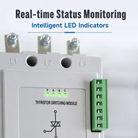 Module de commutation électronique à thyristor robuste anti-interférence pour banque de condensateurs