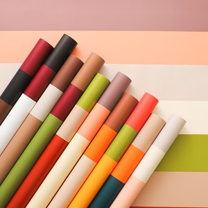 Carta Bouquet floreale impermeabile per fioristi di <span class=keywords><strong>colore</strong></span> ispessito blocco fiore carta da imballaggio PE singolo per san valentino - Product Image 2