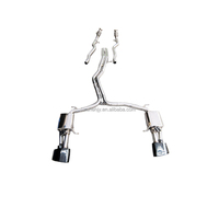 Tuyau d'échappement Ss304 prix usine pour Audi C7 S6 S7 Rs6 Rs7 4.0t Catback d'échappement avec embouts