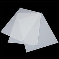 Feuille de polypropylène (PP) HSQY 0,8 mm, feuille de PP blanche fine, feuille de plastique PP rigide imprimable